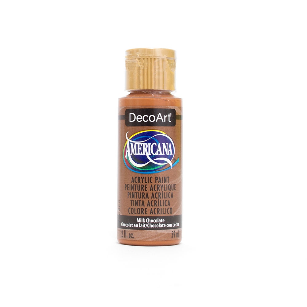 DecoArt, Americana, Acrylic, Paint, 2oz, Milk Chocolate